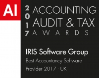 resizedimage200159 IRIS Software Group AI Accounting audit Tax 2017 AAT0032 Winners Logo | IRIS named 'Best Accountancy Software Provider 2017'