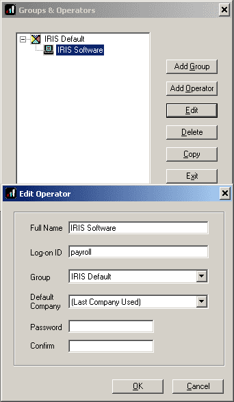 Payroll professional earnie alter operators and groups