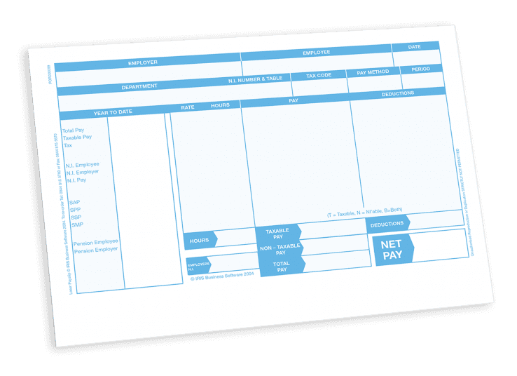 Stationery Payslips, P60 Forms and Envelopes Shop IRIS