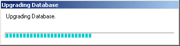upgrading database