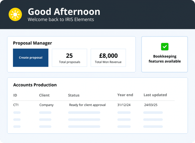 Proposal Manager | IRIS Elements Practice Management