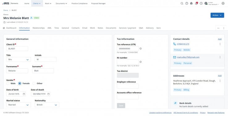 Cloud-Based Practice Management Software | IRIS Elements