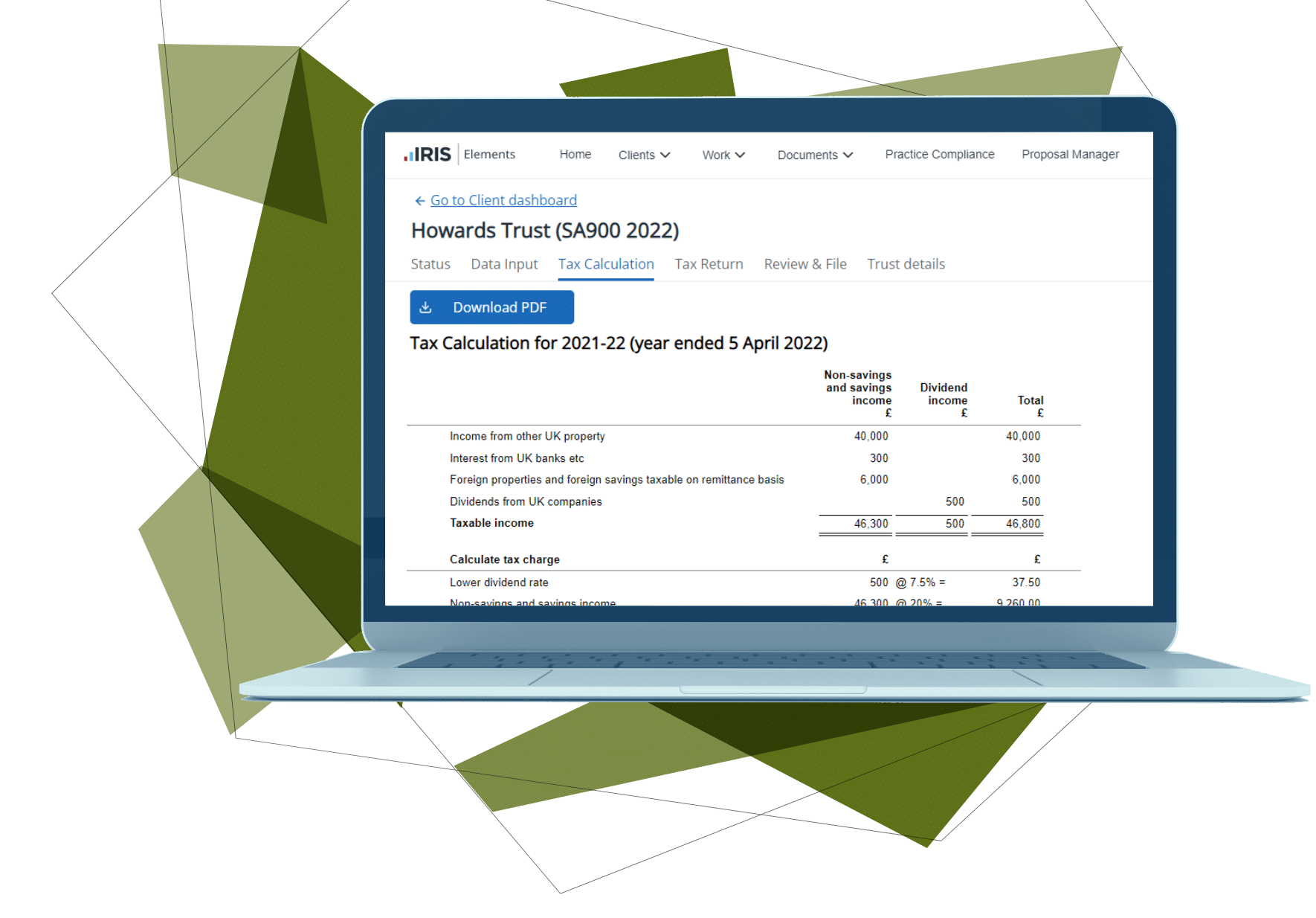 IRIS Elements - Trust Tax