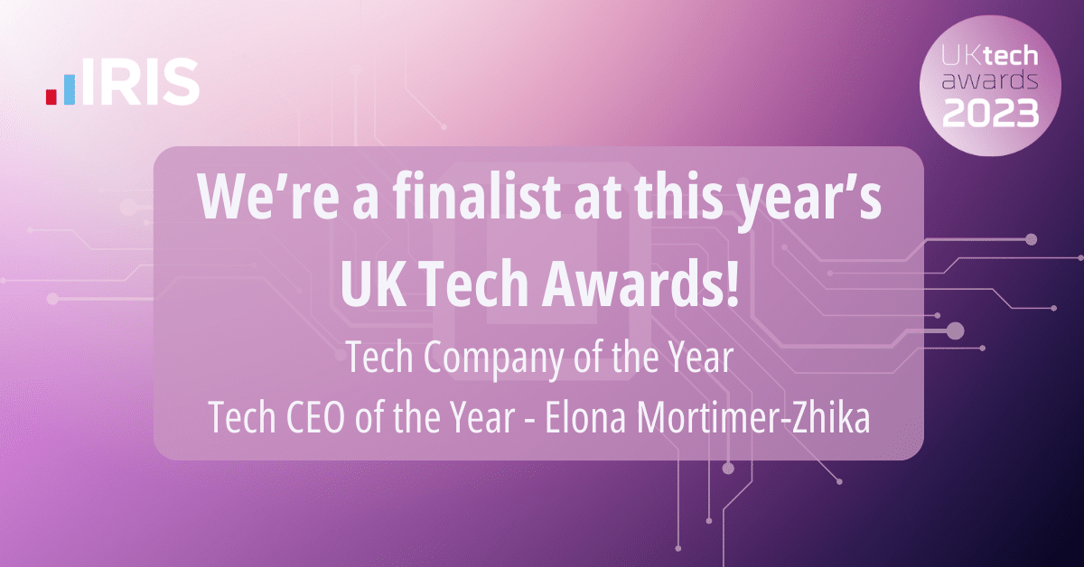 IRIS Software Group named finalist at the UK Tech Awards 2023 for the ...