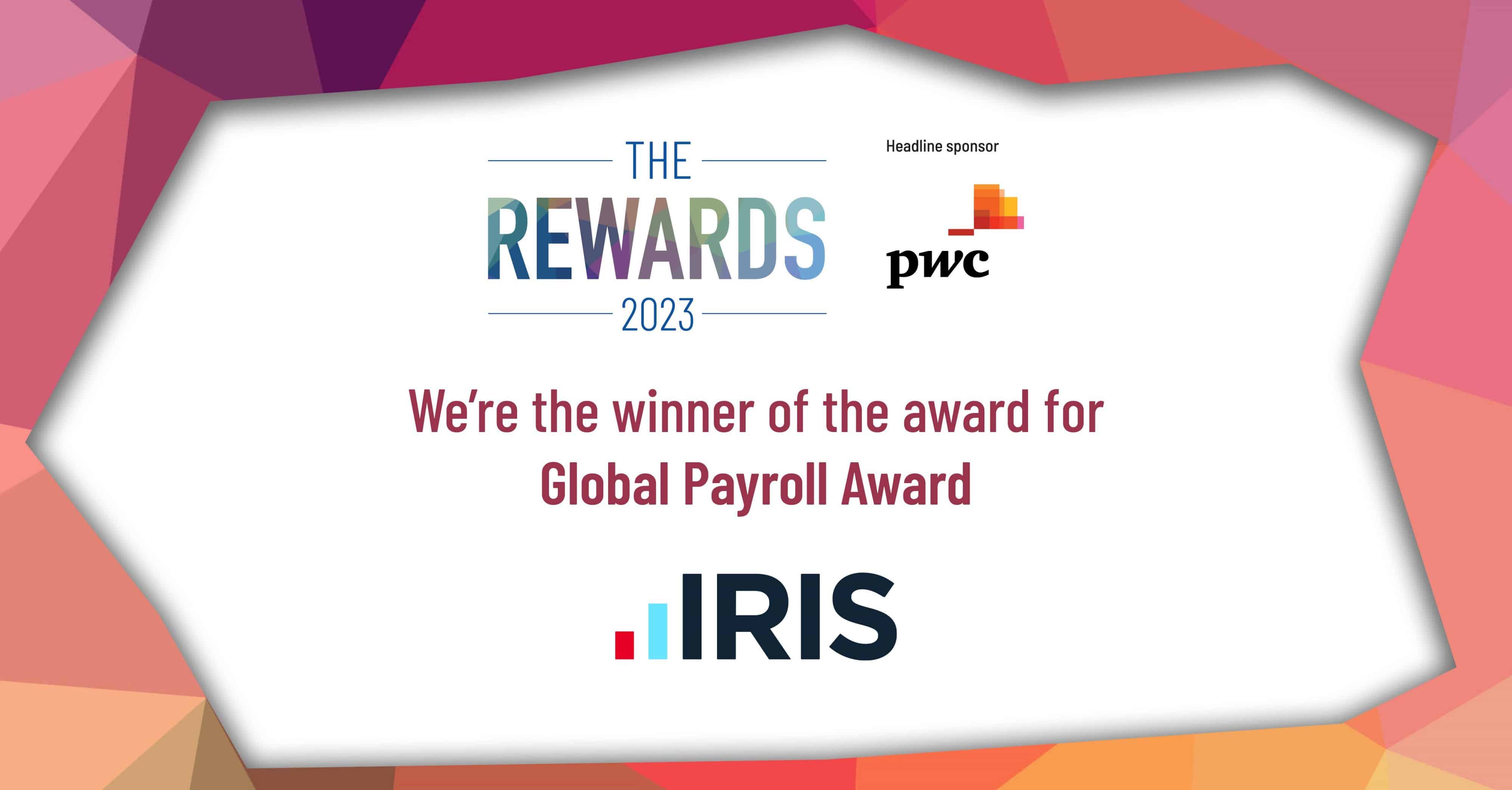 Global Payroll Awards scaled | IRIS Payroll