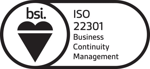 BSI Assurance Mark ISO 22301 small | FMP Global