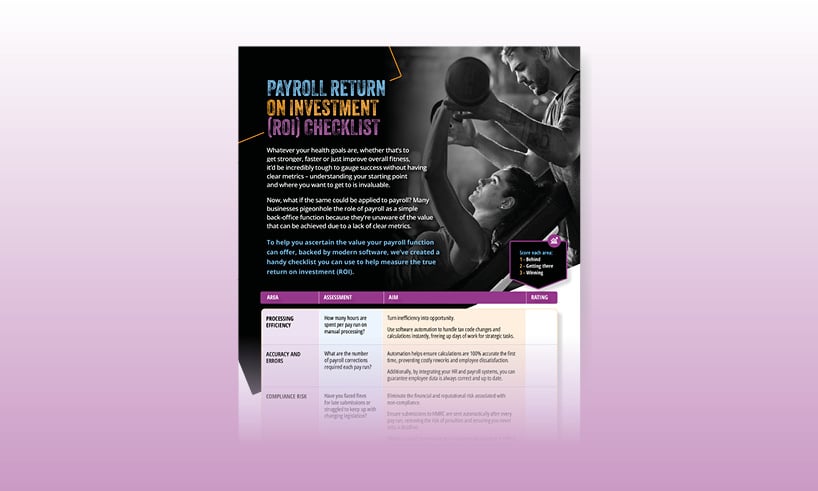 Thumbnail Payroll | Payroll software return on investment (ROI) checklist