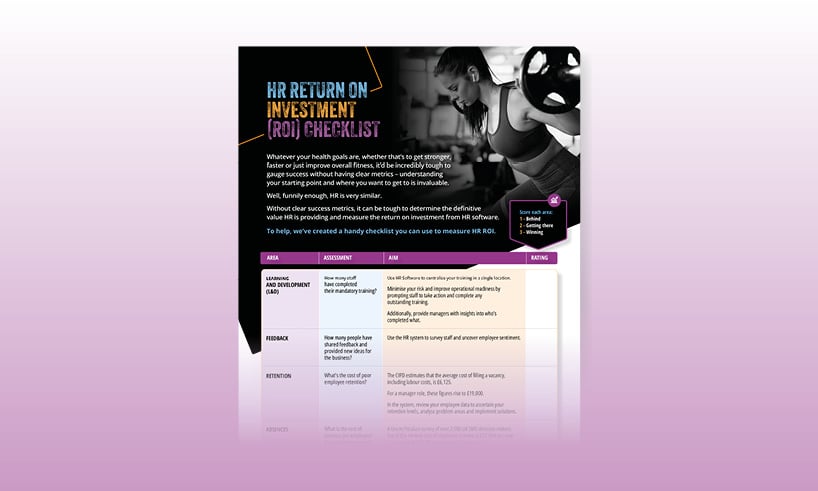 Thumbnail SME | HR software return on investment (ROI) checklist
