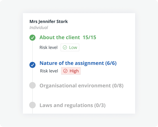 risk assement | IRIS Elements AML Software